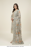 Mint Floral Suit - Full Length Studio Shot